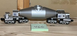 lot 466 image: MTH 20-98202 O Gauge Silver Hot Metal Car #49 - (Nice Condition)