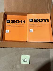 lot 486 image: 2011 Cadillac CTS Service Manuals ($150 MSRP) - Excellent Condition