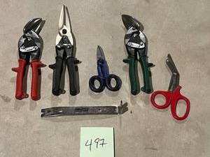 lot 497 image: Metal Cutters and More - Midwest, Tool Shop