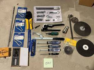 lot 501 image: Assorted Tool Lot - Master Force, Northern Industrial, and More