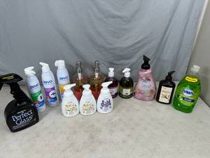 lot 15 image: New and Partial Cleaning Supplies, Soaps, and More