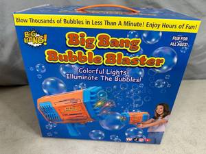 lot 74 image: Big Bang Bubble Blaster Gun - Demo Used