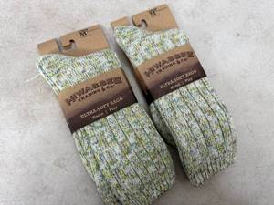 lot 183 image: 2 New Pairs Hiwassee Ultra Soft Ragg Socks