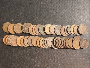 ROLL OF 50 US INDIAN HEAD CENTS