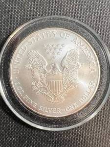 2003 AMERICAN SILVER EAGLE 1 TROY OZ .999 FINE SILVER IN AIRTITE