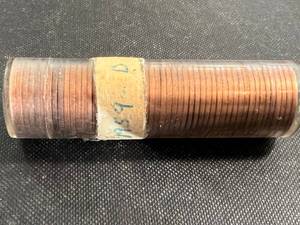 UNC ROLL OF 1959-D US LINCOLN CENTS