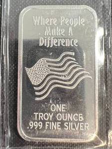 1 TROY OZ .999 FINE SILVER DONALD TRUMP WANTED FOR PRESIDENT BAR