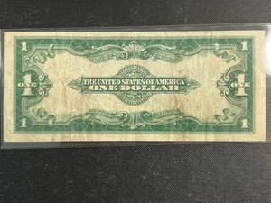 1923 US BLUE SEAL LARGE SIZE $1 SILVER CERTIFICATE