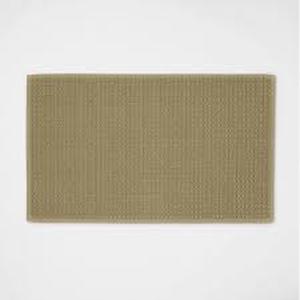 lot 57 image: 20x34 Antimicrobial Bath Mat - Threshold - Olive Green