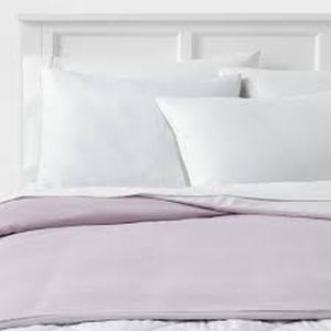 lot 15 image: 72x48 Reversible Microfiber Cover for Weighted Blanket - Room Essentials - LavendarPurple