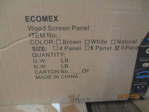 Ecomex Wood Screen Panel