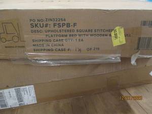 Upholstered Platform Bed Frame