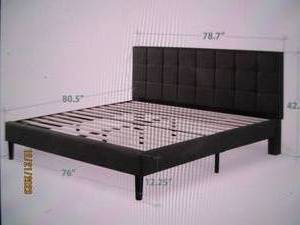 Upholstered Platform Bed Frame