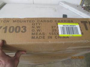 Hitch Mounted Cargo Carrier