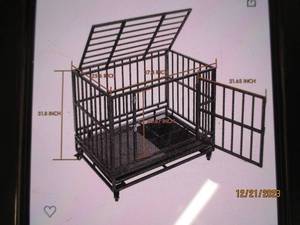 LuckyBerry Heavy Duty Dog Cage