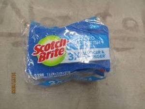 Bag of Scotch-Brite Zero Scratch Sponges