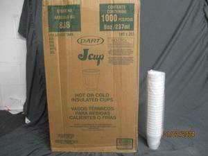 8oz Styrofoam Cups