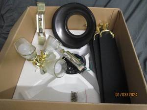 Ceiling Fan and Light Fixture