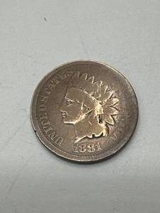 1881 Indian Head Penny