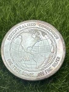 1oz .999 Silver Ethereum Round