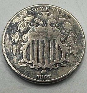 1867 Shield Nickel