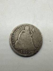 1875 Dime