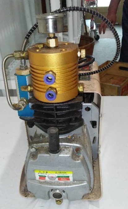 lot 62A image: High Pressure Air Pumpcompressor.