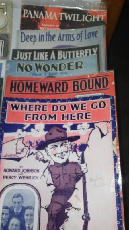 lot 241 image: Antique And Vintage Sheet Music