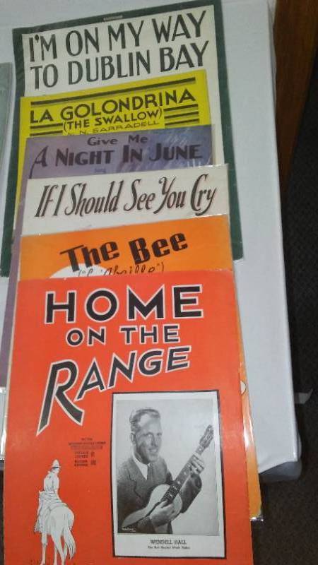 lot 243 image: Antique And Vintage Sheet Music