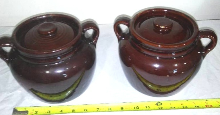 lot 110 image: Pottery (6), Bean Pots, Glassware, collectibles & more