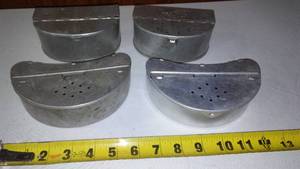 lot 64 image: Aluminum Bait Boxes (4).