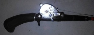 lot 100 image: Shimano Bantam 200 Professional Reel And Olympic 3260 FG Pole.