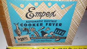 lot 375 image: Vintage Empex Electric Cooker Fryer In Box.