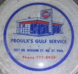 lot 384 image: Proulx Gulf Service Ashtray.