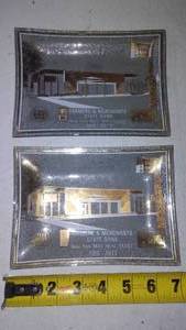 lot 387 image: New York Mills Farmers And Merchants Bank Ashtrays (2).