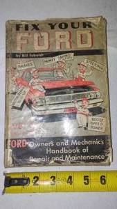 lot 394 image: Fix Your Ford Hardcover Book.