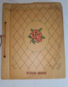 lot 405 image: Scrapbook Full of Vintage Greeting Cards.