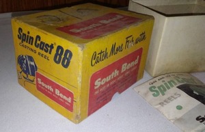 lot 428 image: South Bend Spin Cast 88 Box only.