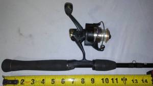 lot 433 image: Silstar Performance Plus Reel and Abv Garcia Pole.