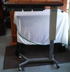 lot 473 image: Rolling Over Bed Table.