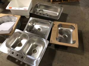 Lot of Assorted Sinks Various Models and Conditions  Customer Returns See Pictures
