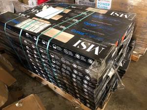 54 Boxes of MSI Woodland Alpine Mountain 12 MIL x 7.1in. W x 48in. L Click Lock Waterproof Luxury Vinyl Plank Flooring (23.8sq.ft.case)   Customer Returns See Pictures