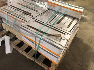 21 Boxes of Florida Tile Home Collection Tahoe Cedar Brown 6 in. x 24 in. Porcelain Floor and Wall Tile (14 sq. ft.Case)   Customer Returns See Pictures