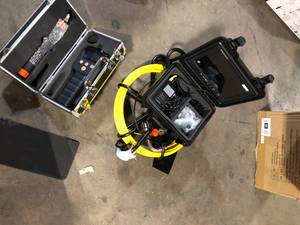 VEVOR Sewer Pipe Camera 9 in. Screen Pipeline Inspection Camera 165 ft. DVR with 512Hz Locator for Home Drain Market  Customer Returns See Pictures