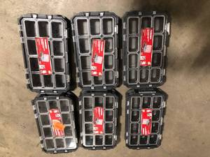 Lot of Husky Connect 10-Compartment Small Parts Organizer (2-Pack)  Customer Returns See Pictures