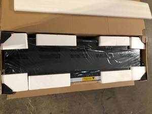 Black 60 in. Wall Mounted Recessed Electric Fireplace with Logs and Crystals, Remote 1500750 Watt by Boyel Living   Customer Returns See Pictures