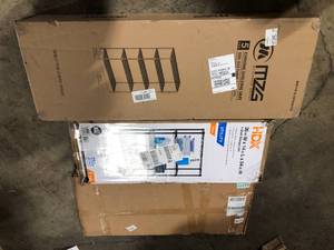 Lot of Assorted Store Shelving Racks Various Models and Conditions Customer Returns See Pictures