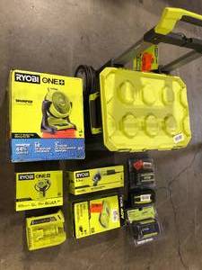 Lot of Ryobi Tools and Hardware Various Models and Conditions Customer Returns See Pictures