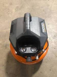 RIDGID 6 Gal. Portable Electric Pancake Air Compressor  Customer Returns See Pictures