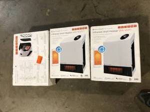 Lot of Assorted Infrared Heaters Various Models and Conditions  Customer Returns See Pictures